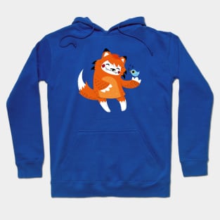 the fox and the bird Hoodie